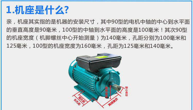 機(jī)座是什么？90機(jī)座電機(jī)和100機(jī)座電機(jī)有啥區(qū)別？