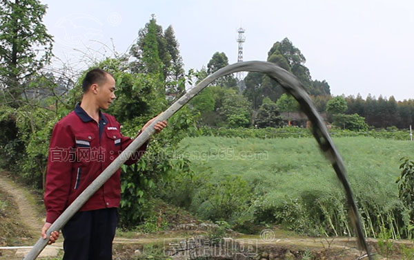 雙刀切割泵抽取魚塘淤泥流量大、不易卡機(jī)